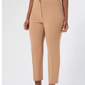 Marina Rinaldi Tan Trouser Size 10 (NWT)